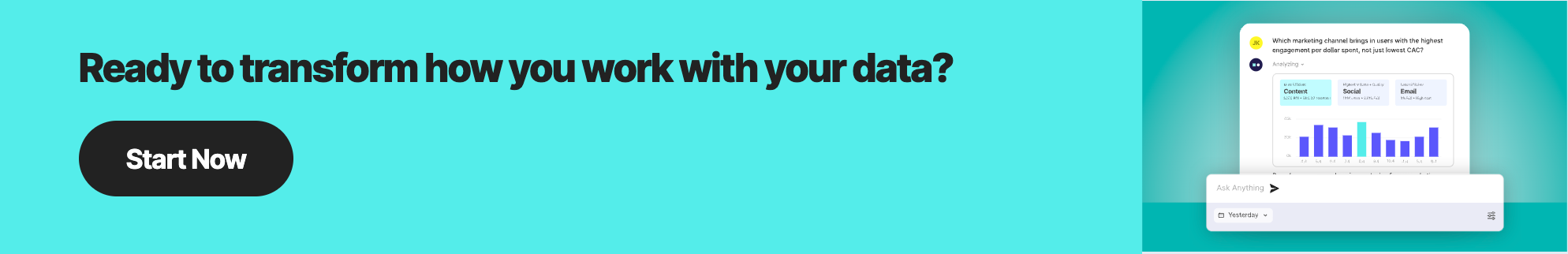 Ready to transform how you work with your data? Start Now with ClarityQ
